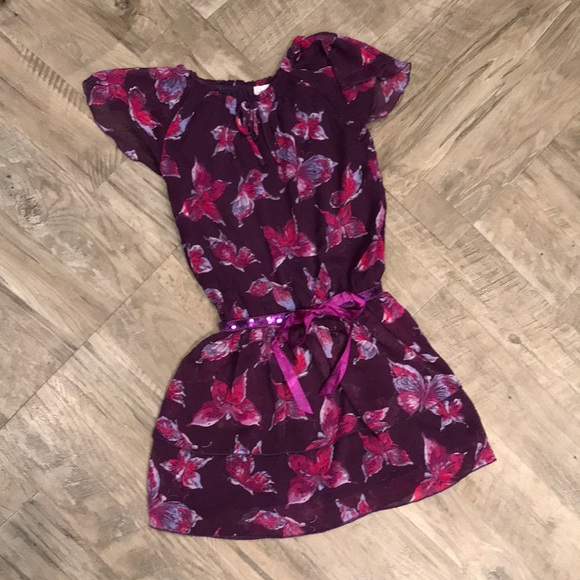 Girl’s Childrens Place Purple Dress - Picture 1 of 5